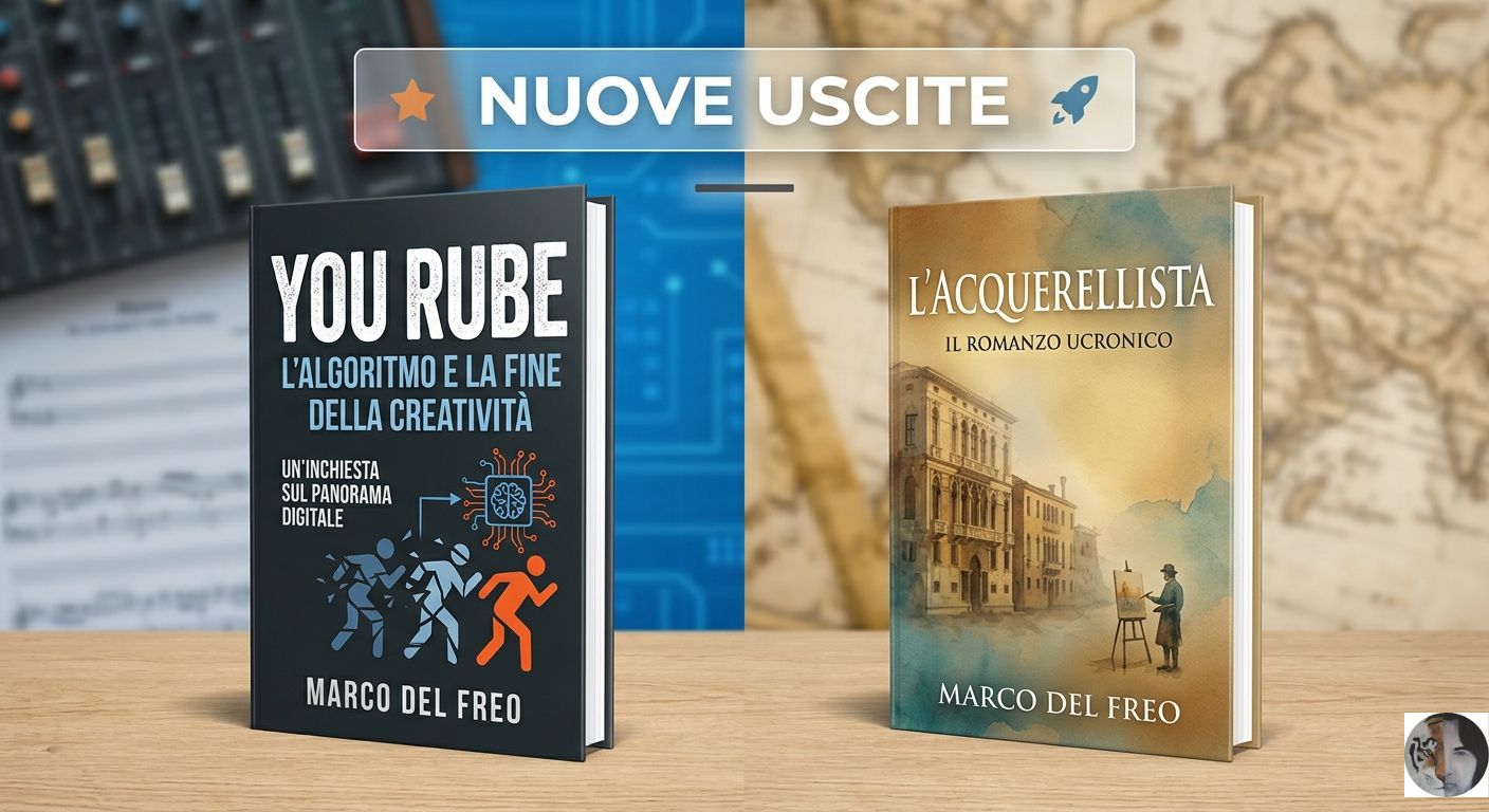 Autore e Scrittore Nuove uscite: You Rube e L'Acquerellista di Marco Del Freo